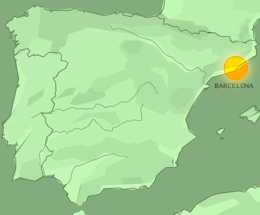mapa de localizaci&oacute;n de Plasticbages en Catalunya